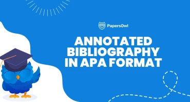 APA 7 annotated bibliography example graphic showing citation structure and formatting rules