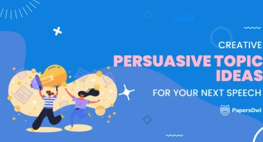 Two people passionately presenting persuasive speech ideas with a microphone and documents.