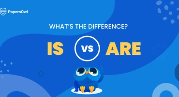 Comparing the difference between 'is' and 'are' in English grammar.