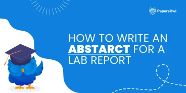How to write an abstract for a lab report with key findings and methods