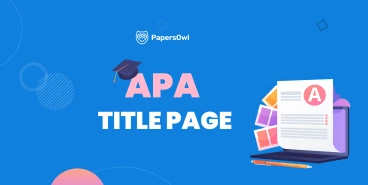 A comprehensive guide to creating a student title page in APA 7th edition format featuring a graduation cap and paper icon.