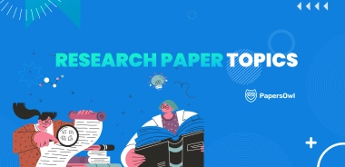 Research paper topics illustration for students