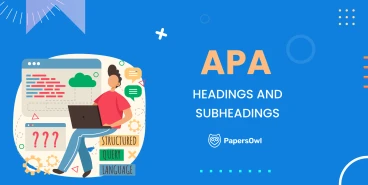 Illustration showing how to structure an academic paper using APA 7th edition heading levels for organized writing.