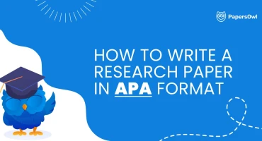 How to write a research paper in APA format with correct citations and layout
