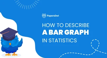 How to describe a bar graph in statistics for academic reports and papers
