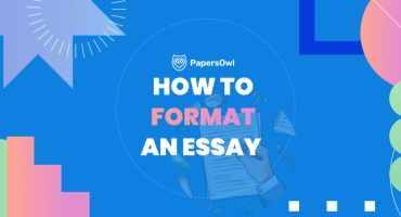Illustration of essay formatting process with PapersOwl guide