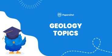 Geology research topics covering earth science and natural phenomena