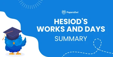 Summary of Hesiod's Works and Days covering themes, myth, and moral lessons
