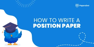 How to write a position paper with a clear argument and supporting evidence