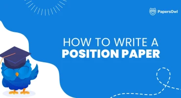 How to write a position paper with a clear argument and supporting evidence