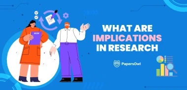 Explanation of what are implications in research studies